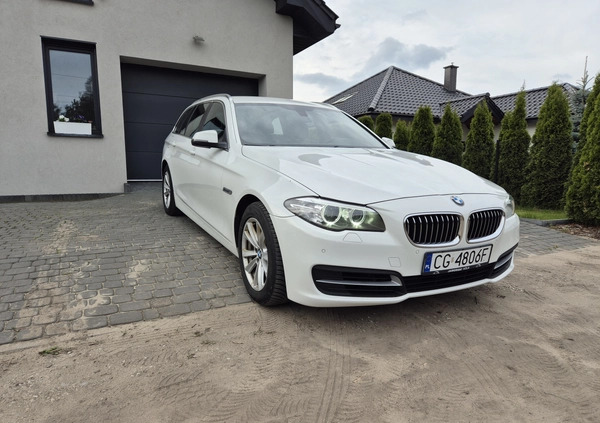 BMW Seria 5 cena 66900 przebieg: 204600, rok produkcji 2014 z Grudziądz małe 154